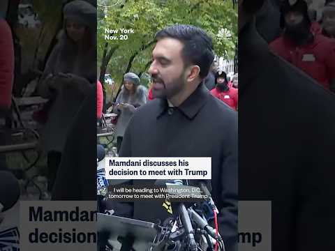 Mamdani discusses his decision to meet with Trump