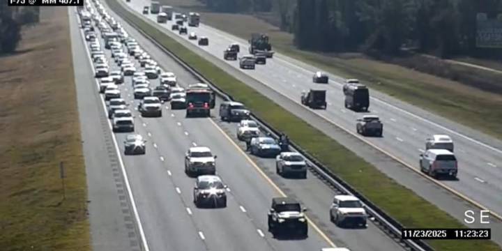 Traffic alert: I-75 delays expected after High Springs multi