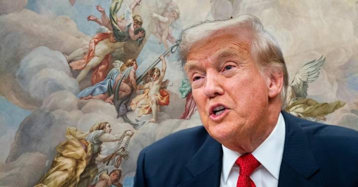 Donald Trump Talks About Getting Into Heaven While Crashing Wedding