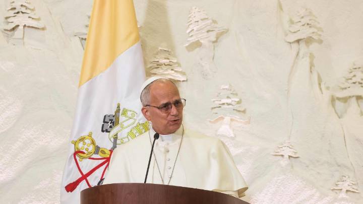Hizbulah da la bienvenida al Papa León en su aterrizaje en Líbano