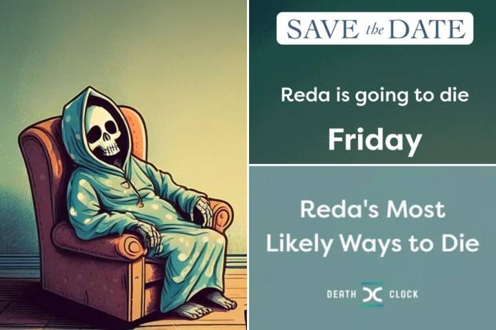 I used the 'Death Clock' health app to predict when I'll die