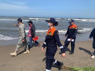 Dimar, previne a pequeñas embarcaciones por fuertes vientos y alto oleaje en el mar