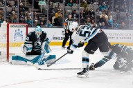 Deadspin | Macklin Celebrini’s hat trick carries Sharks past Mammoth in OT