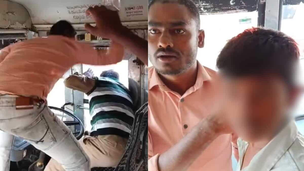 Man attacks RTC bus driver for not giving way, case lodge