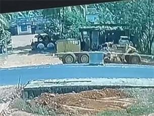 Belthangady: Elderly man dies after being run over by construction vehicle