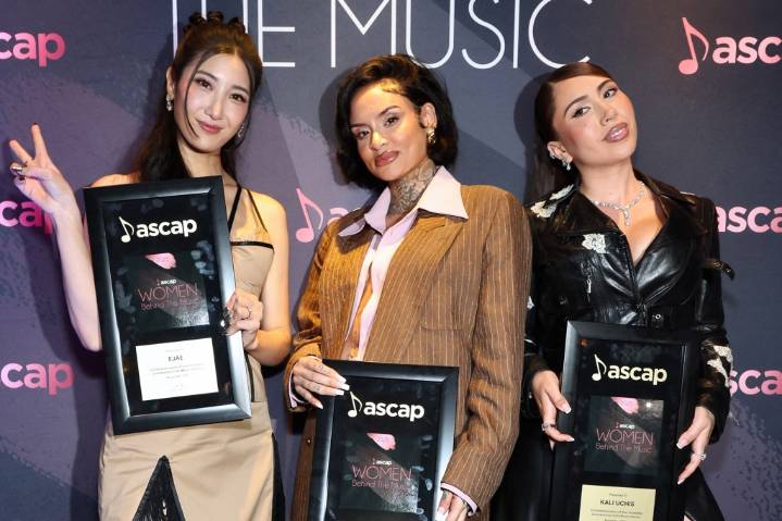 EJAE, Kehlani & Kali Uchis Honored at ASCAP Women Behind the Music: ‘Three of the Most Extraordinary Women in Music Today’