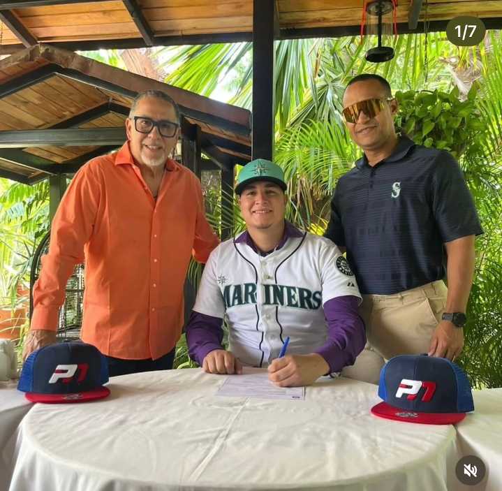 Los Marineros amarran a una joya inusual en Venezuela, lanza 100 millas y firma su primer contrato a los 25 años