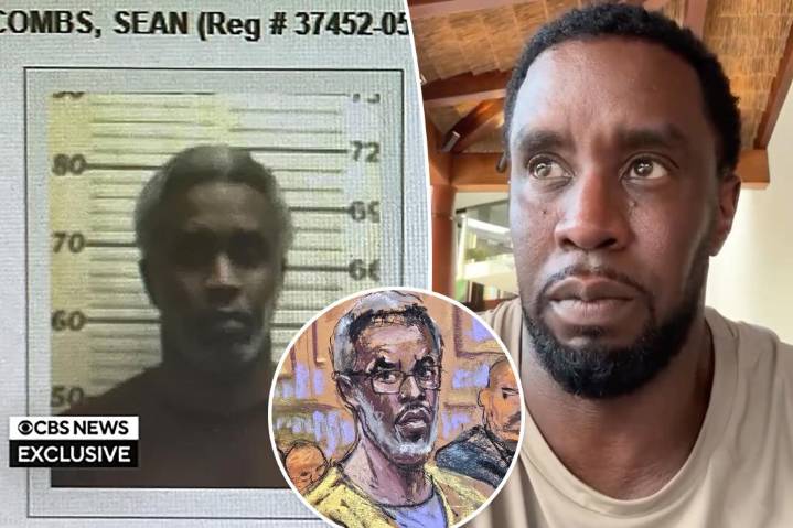 Sean 'Diddy' Combs' gray hair, beard on display in new mugshot from New Jersey prison