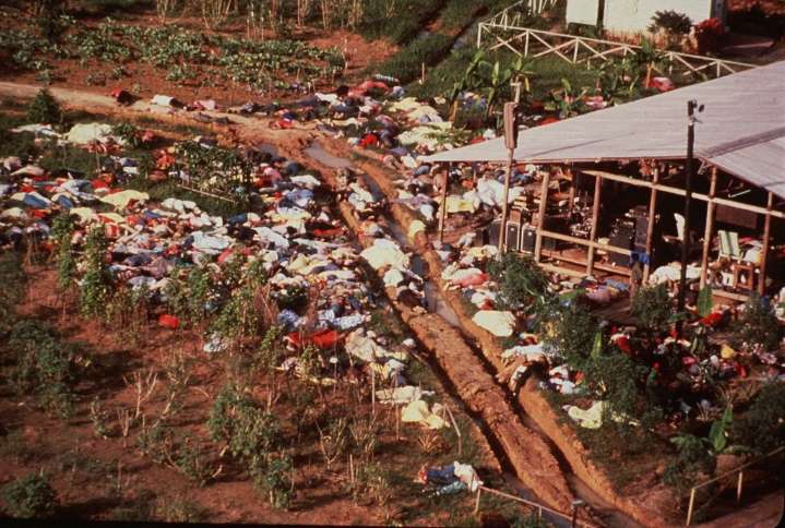 The Jonestown massacre