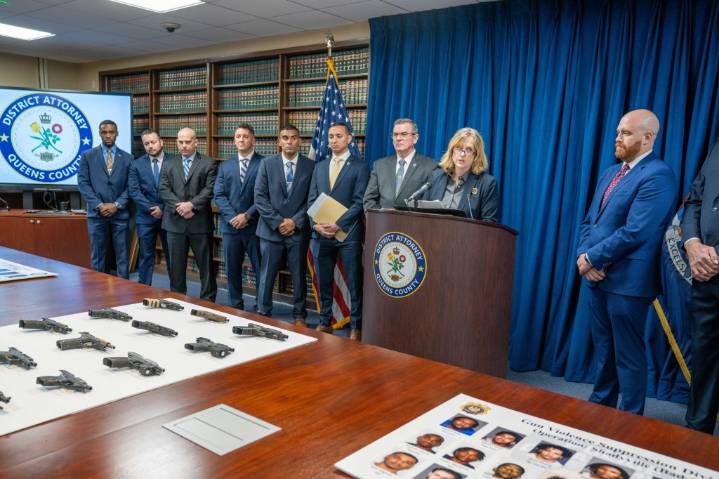 Largest ever takedown of a single gang in Queens nets 32 arrests, linked to 3 murders