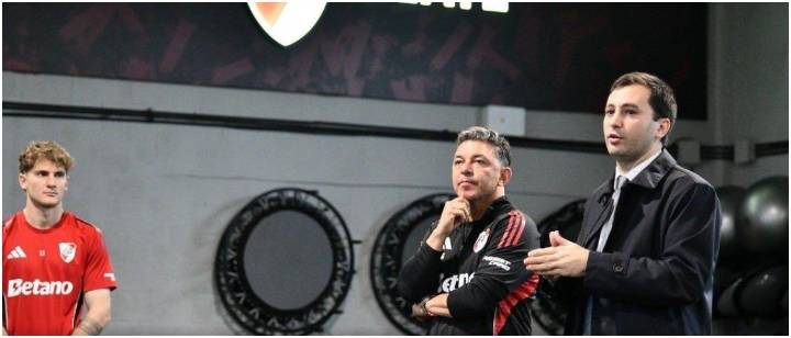 Stefano Di Carlo se reunió en Ezeiza con Gallardo y los jugadores de River: los detalles del encuentro en la previa del Superclásico