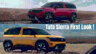 Tata Sierra: Official Teaser Image Reveals Updated Exterior Design