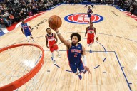 Cade Cunningham leads Pistons past Wizards after Cam Whitmore’s hard foul