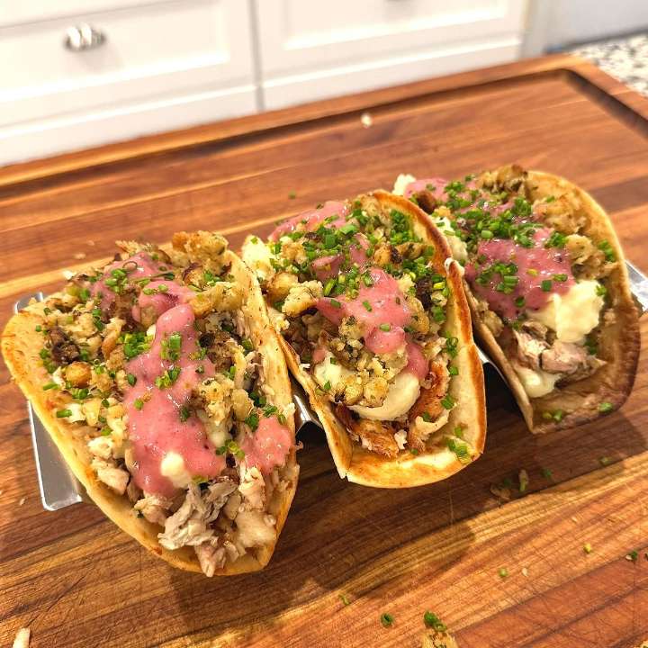 Tyler Smith’s Leftover Thanksgiving Smash Tacos Recipe