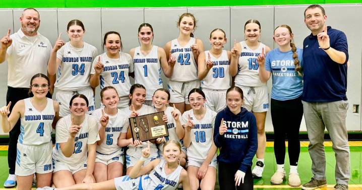 Bureau Valley 7th grade girls capture 2A regional title