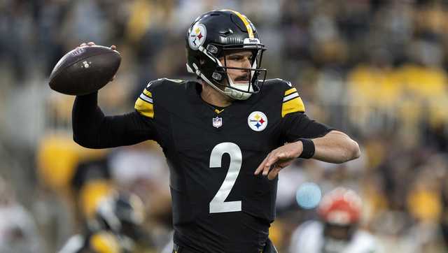 Mason Rudolph has turned into a pretty good backup plan for the Steelers