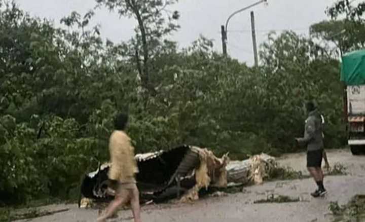 Destrozos en Alvear: “hay muchos daños”