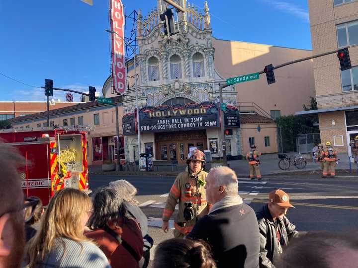 Portland’s historic Hollywood Theatre evacuated after gas leak