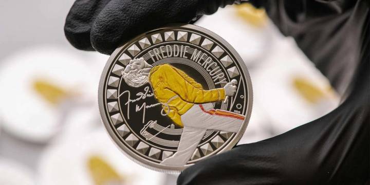 Lanzan una moneda conmemorativa de Freddie Mercury por el 40 aniversario de ‘Live Aid’