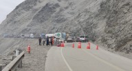 Arequipa: Nuevo desprendimiento de rocas bloquea totalmente la Panamericana Sur en Atico