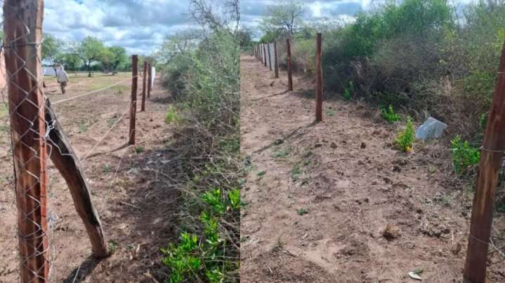 Delincuentes sustrajeron alambrado perimetral del cementerio de Icaño