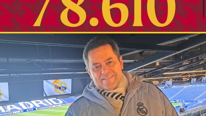 ¡Tomás Roncero se compra la lotería con el número de asistentes al partido de la NFL en el Santiago Bernabéu!