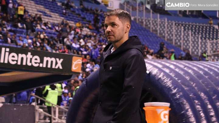Así celebró Nicolás Larcamón los goles vs el Club Puebla en su regreso al Cuauhtémoc (VIDEO)