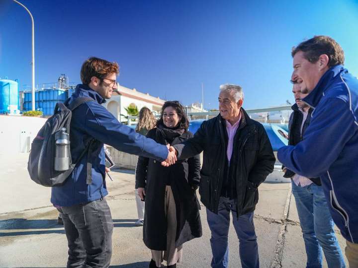 La adaptación biológica de la depuradora de Matalascañas da su primer paso con el replanteo de las obras