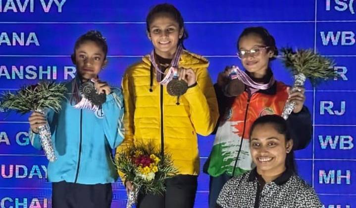 Hyderabad gymnast Vaishnavi Vyas wins gold at Sub Junior Nationals