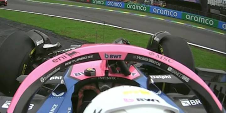 El despiste de Franco Colapinto que lo dejó afuera de carrera en la Sprint del Gran Premio de San Pablo de Brasil