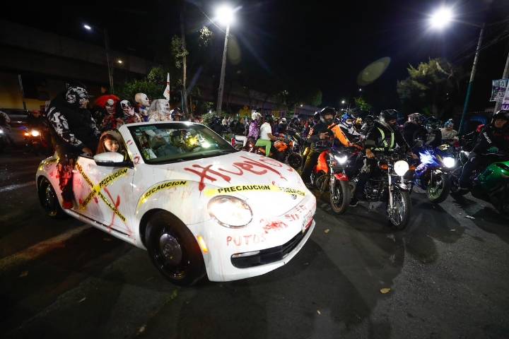 Mega Rodada del Terror 2025 dejó 511 motos en el corralón, un detenido y un policía herido