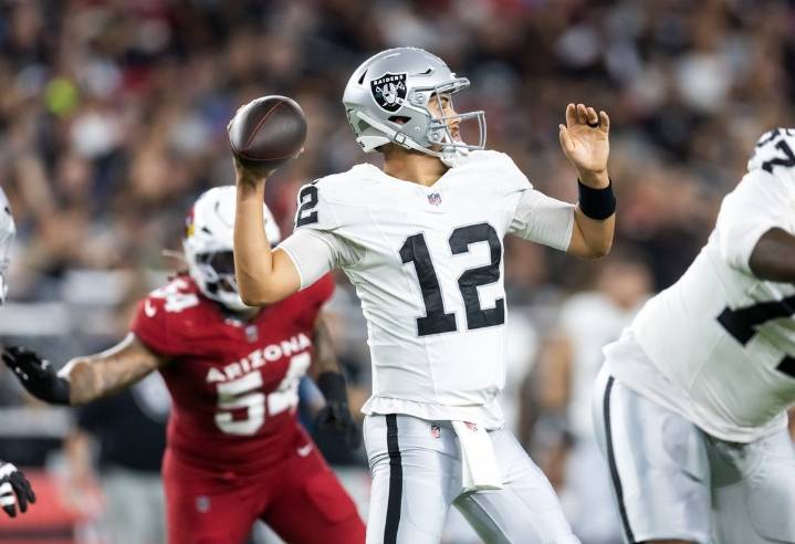 Deadspin | Raiders activate QB Aidan O'Connell (wrist) from IR