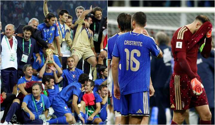 De potencia a perderse su tercer Mundial: el declive de Italia desde el 2006
