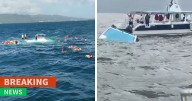 Over 50 Cruise Ship Passengers Left Floating In The Sea After Catamaran Sinks During Excursion