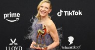 Cate Blanchett's Feathery Sheer Dress Is Completely Plant