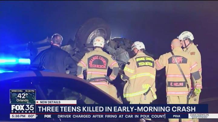 3 teens killed on early-morning crash in Apopka