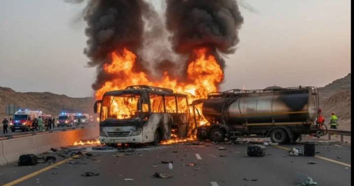 Al menos 45 peregrinos muertos en un accidente de autobús en Arabia Saudí