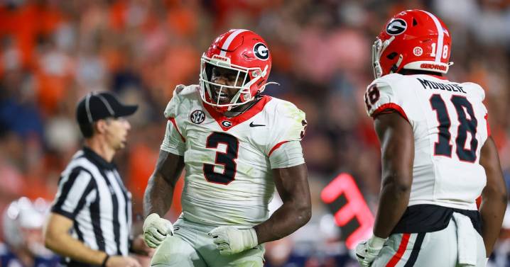 Initial College Football Playoff rankings have Georgia safely in the field of 12