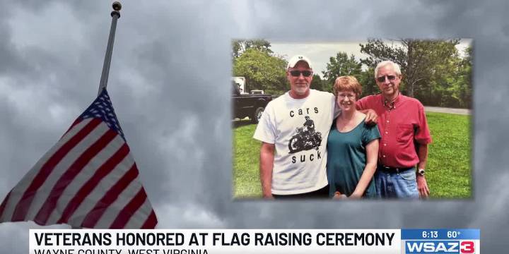 Veterans honored at flag-raising ceremony