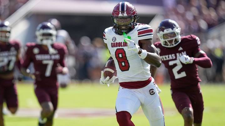 South Carolina receiver Nyck Harbor is out for game against Coastal Carolina