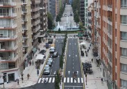 Las nuevas terrazas fijas de la avenida de Galicia de Oviedo «están tramitándose», asegura el Ayuntamiento