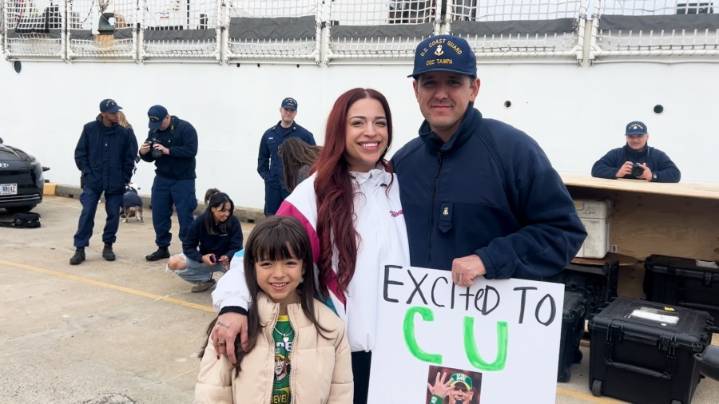 'We're all happy to be home': Coast Guard Cutter Tampa returns to Portsmouth after 67 day deployment in Eastern Pacific