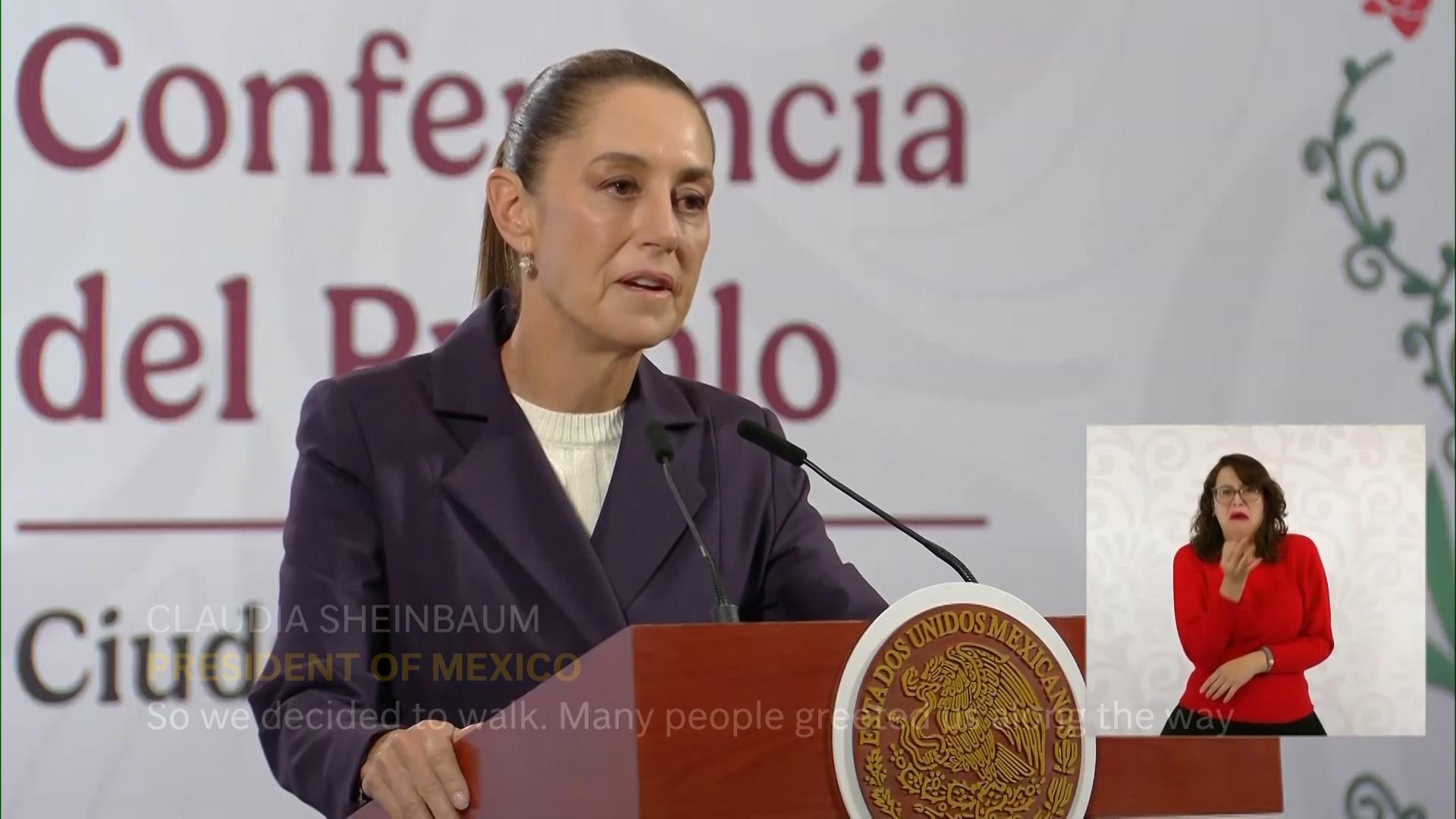 Mexico's Sheinbaum speaks out and presses charges after street harassment
