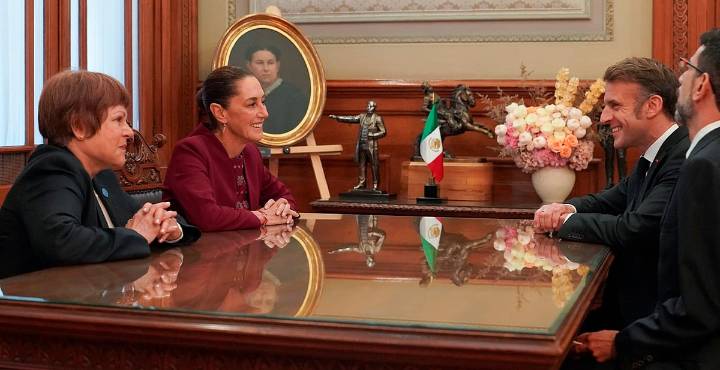 Macron invita a Claudia Sheinbaum a París para fortalecer relación bilateral