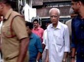 Travancore Devaswom Board chief Jayakumar visits Sabarimala