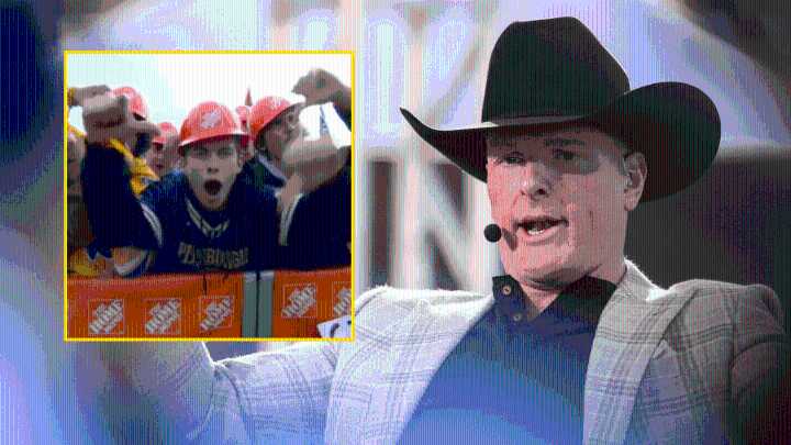 Pat McAfee showered in boos on College GameDay as Pittsburgh fans make feelings clear with brutal banner