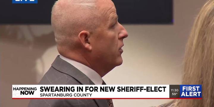 Spartanburg County swears in first new sheriff in 20 years