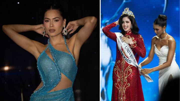 Así reaccionó Andrea Meza al ver que Fátima Bosch ganó Miss Universo 2025, videos son virales en redes