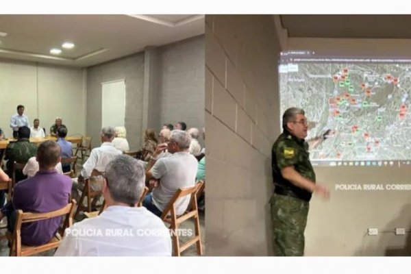 ABIGEATO! Policías y fiscales escucharon reclamos de ruralistas en un encuentro en Bella Vista