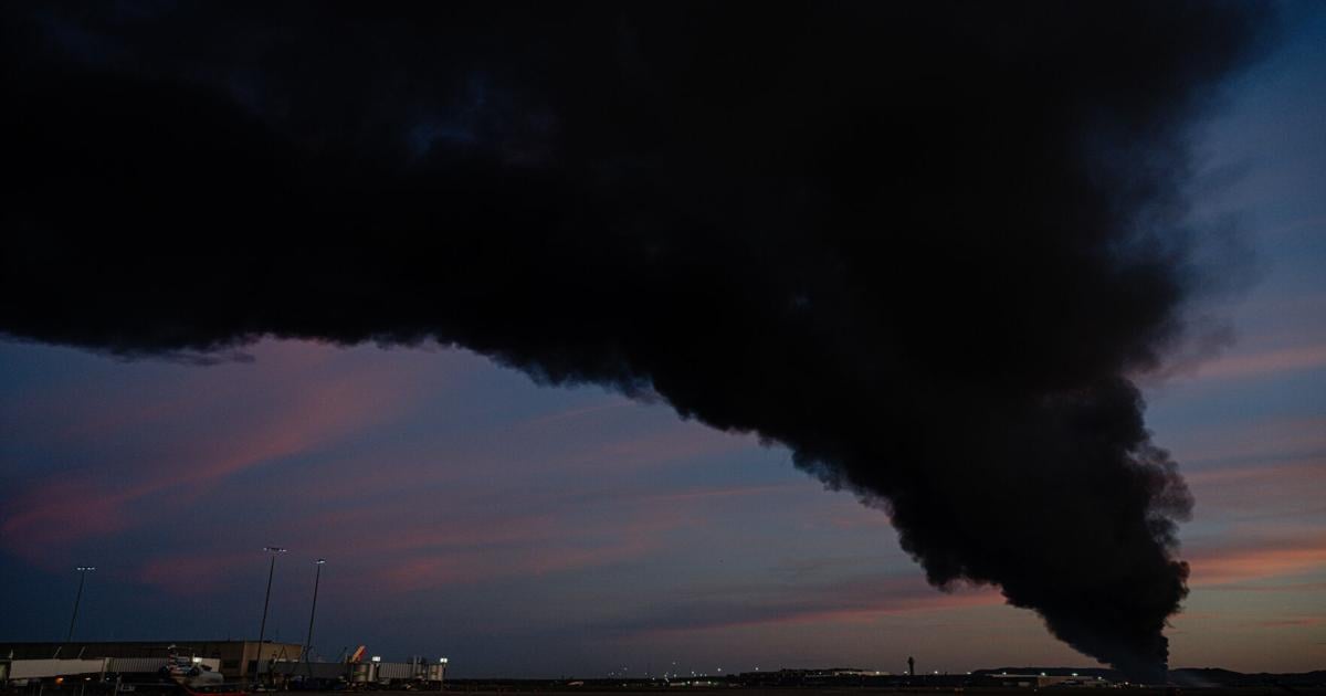Massive fireball erupts as UPS plane crashes at Kentucky airport, leaving 7 dead and some missing